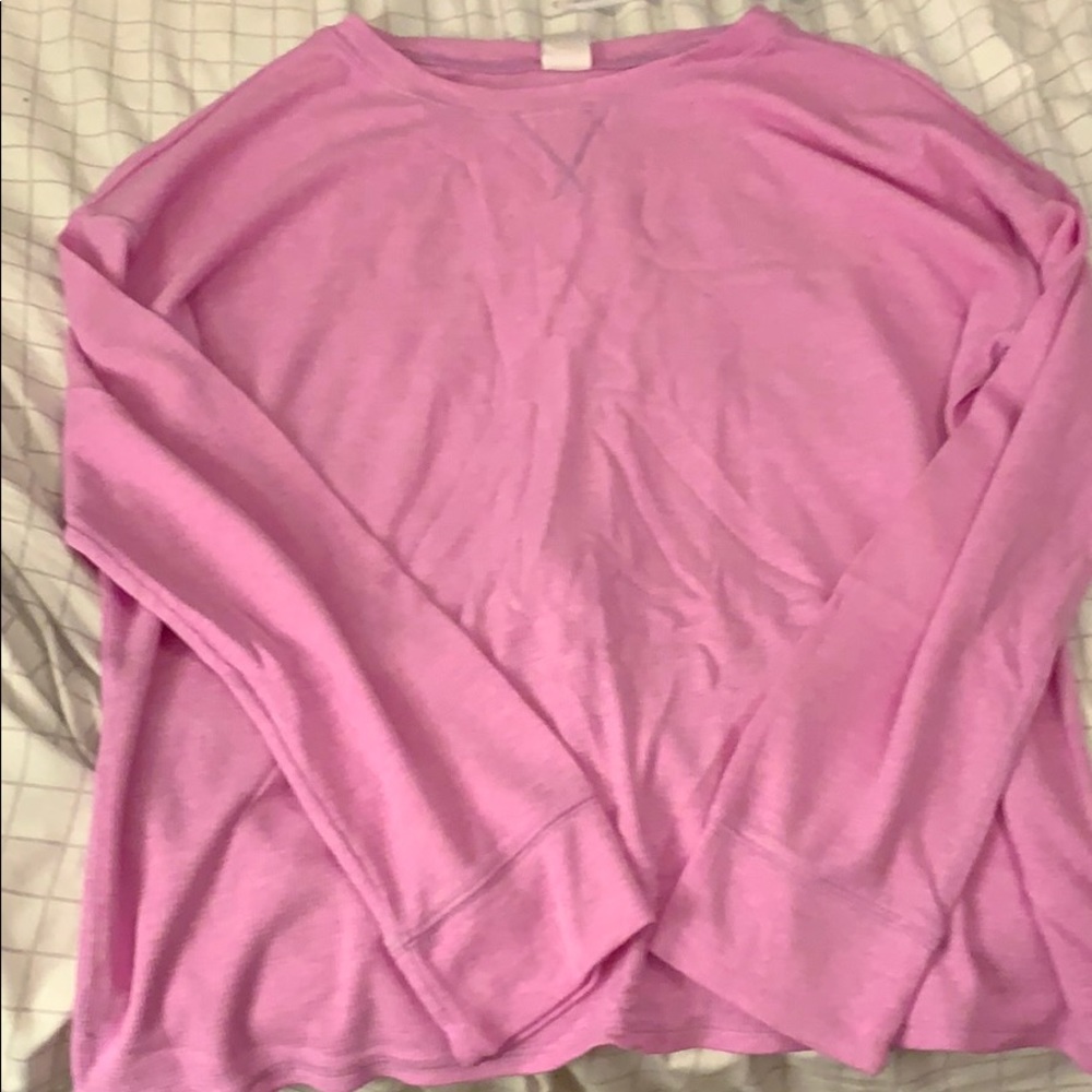 Long sleeve purple shirt